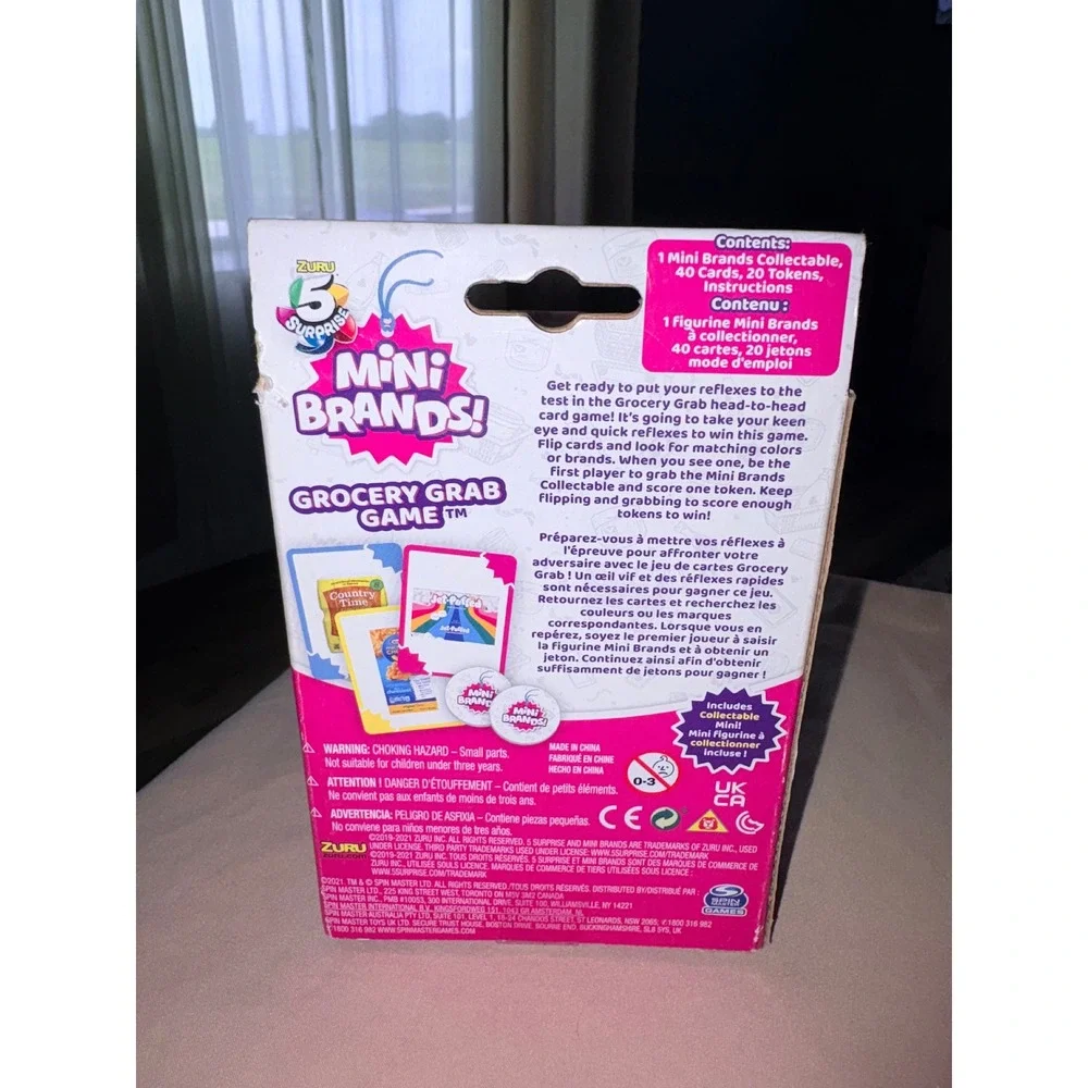 Zuru 5 Surprise Mini Brands Grocery Grab Game Spin Master with Exclusive Mini